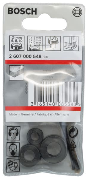 BOSCH Tiefenstopp-Set, 3-teilig, 6, 8, 10 mm