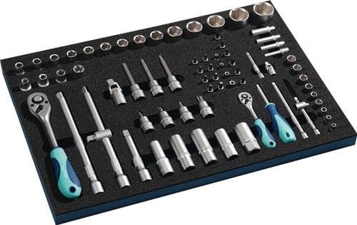 TECWERK Werkzeugmodul 71-tlg.3/3-Modul Steckschlü.TECWERK
