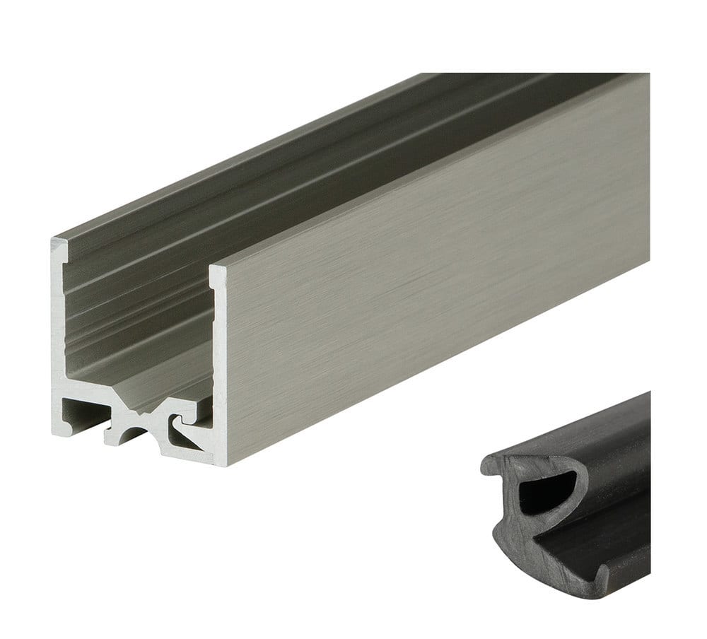 HERMAT Trennwand-Deckenprofil 6951, Aluminium