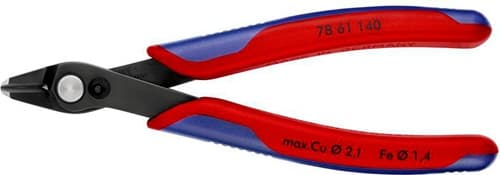 KNIPEX Elektronik-Seitenschneider Super-Knips® L.140mm Spezialwerkzeugstahl brün.