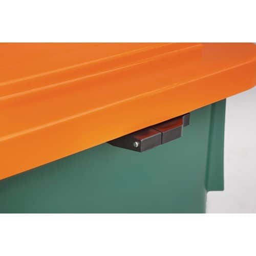 CRAEMER Streugutbehälter L790xB605xH775mm 210l HD-PE grün/orange