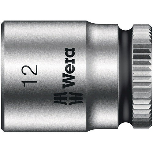 WERA Steckschlüsseleinsatz 8790 HMA Außen-6-kant SW12mm L.23mm 4-kt1/4Zoll CV verchr.