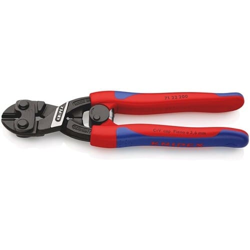 KNIPEX Kompaktbolzenschneider CoBolt L.200mm Mehrkomp.-Hülle ger.m.Aussparung