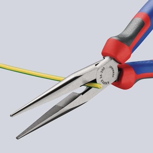 KNIPEX Flachrundzange L.200mm pol.ger.Comfort-Griff KNIPEX