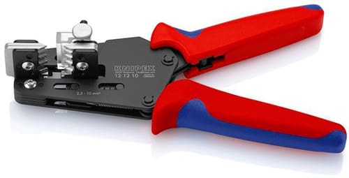 KNIPEX Präzisionsabisolierzange L.195mm 2,5-10 (AWG 14-8)mm² Mehrkomp.-Hüllen KNIPEX
