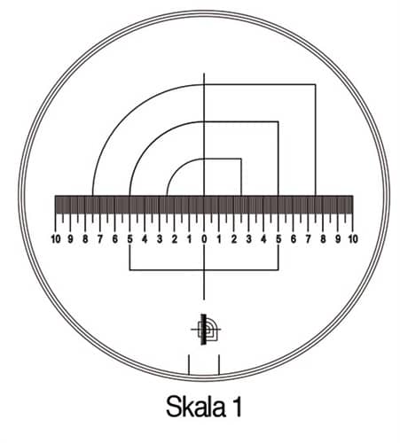 Messskala Tech-Line Skala-Ø 25/2,5 mm SCHWEIZER