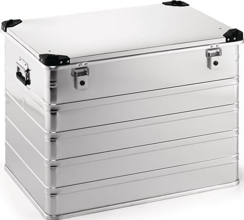 Nordwest Aluminiumbox L782xB585xH620mm 240l m.Klappverschluss u.Stapelecken