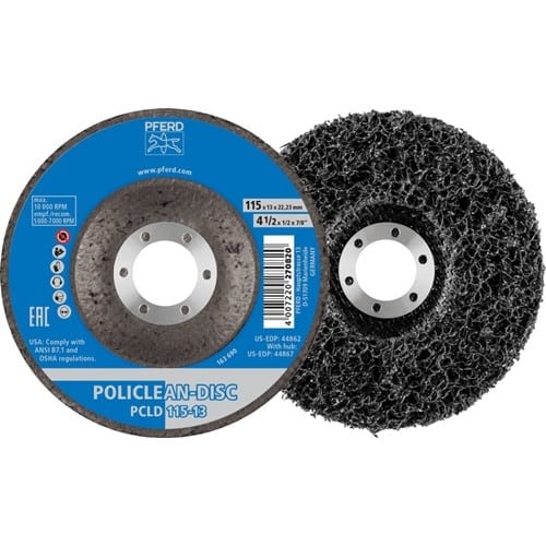 PFERD TOOLS Grobreinigungsscheibe POLICLEAN Ø115x13mm Bohr.22,23mm PFERD