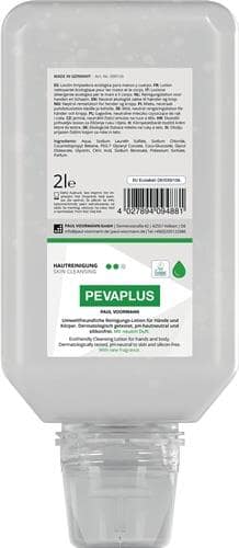PAUL VOORMANN Handreinigung PEVAPLUS 2l silikonfrei,pH-neutral Softflasche PAUL VOORMANN