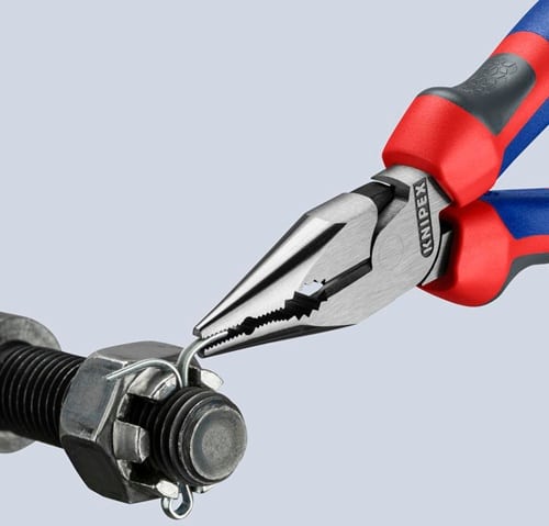KNIPEX Spitzkombizange L.145mm pol.Comfort-Griff schwarz atram.KNIPEX