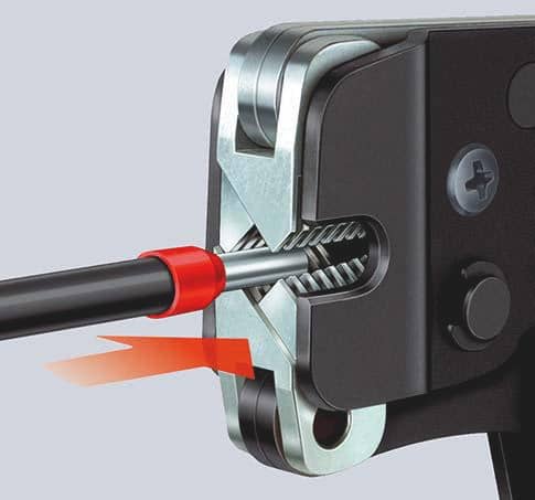 KNIPEX Crimpzange L.190mm 0,08-10,0+16 (AWG 28-5 ) mm² brün.2K-Hülle KNIPEX