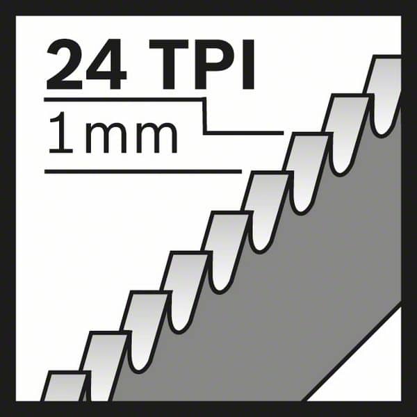 BOSCH Säbelsägeblatt S 922 AF, Flexible for Metal, 5er-Pack