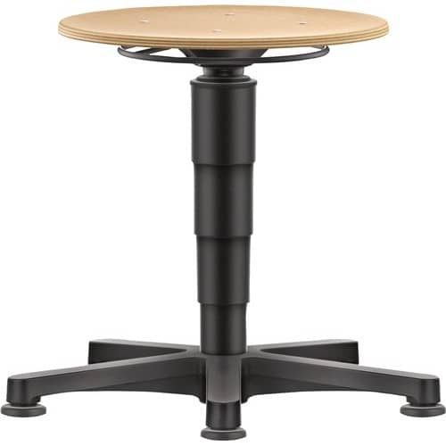 BIMOS Drehhocker Bodengleiter Buche natur Sitz-H.450-650mm HO BIMOS