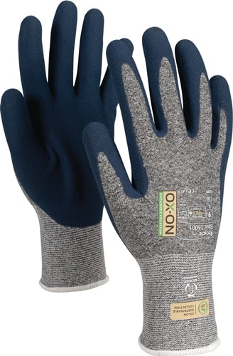 OX-ON Handschuh Recycle Basic 16001 Gr.9 blau/hellblau EN388 EN420+A1 PSA II OX-ON