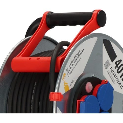 BRENNENSTUHL Kabeltrommel Garant S 40m H07RN-F 3x1,5 mm² 290mm 3 Schutzkon.steckd.
