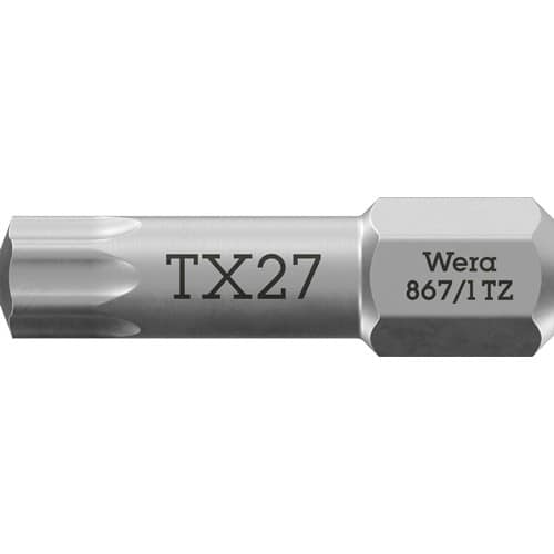 WERA Bit 867/1 TZ 1/4 Zoll T 27 L.25mm Torsionszone,zähh.WERA