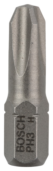BOSCH Schrauberbit Extra-Hart PH 3, 25 mm, 100er-Pack