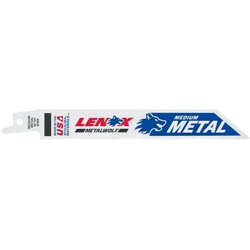 LENOX Säbelsägeblatt 618R L.152mm B.19mm TPI 18 5 St./Karte