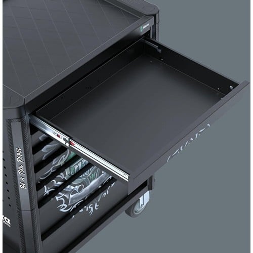 WERA Werkstattwagen 9700 Tool Rebel B785xT709xH1020mm 1000kg 7 Schubl.78-tlg.WERA