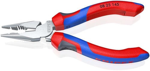 KNIPEX Spitzkombizange L.145mm verchr.Comfort-Griff verchr.KNIPEX