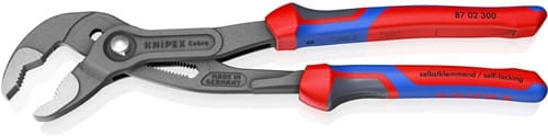 KNIPEX Wasserpumpenzange Cobra® L.300mm Spann-W.60mm pol.Mehrkomp.-Hülle KNIPEX