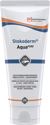 SC JOHNSON PROFESSIONAL Hautschutzcreme Stokoderm® Aqua PURE 100ml silikon-/parfümfrei
