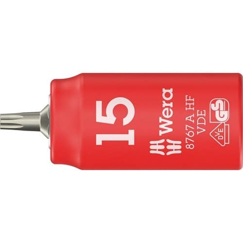 WERA Steckschlüsseleinsatz 8767 A VDE HF 1/4 Zoll TX 15 L.36mm WERA