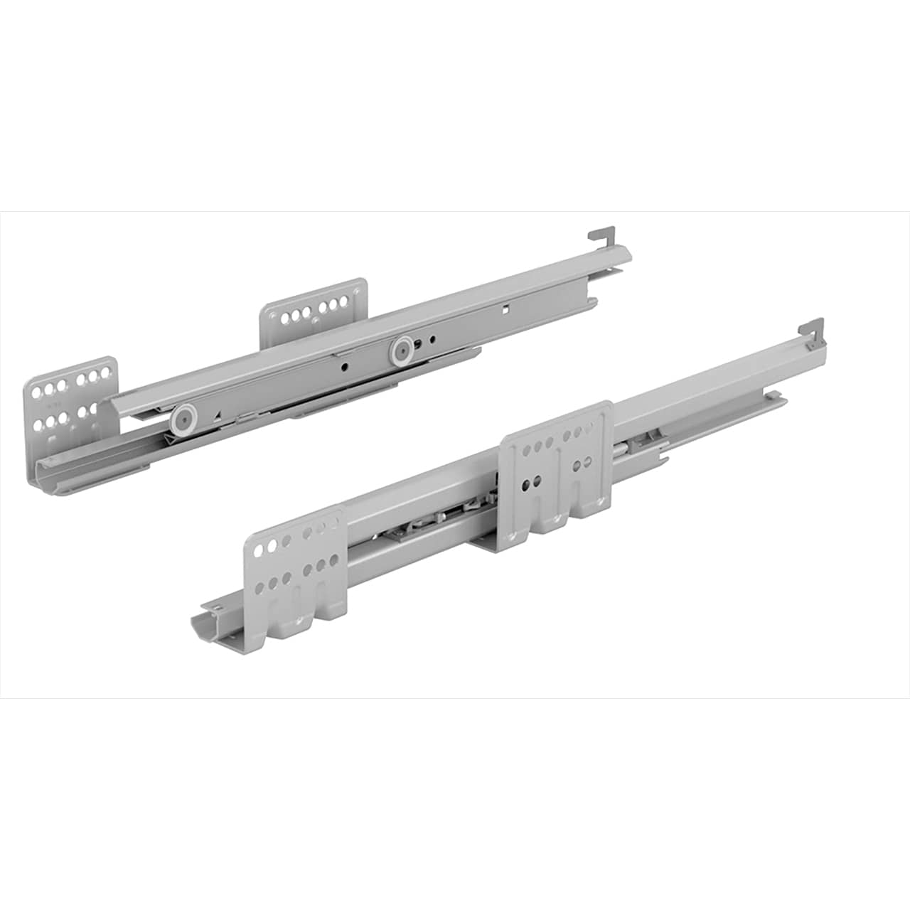 HETTICH Auszugsführung Actro mit Silent System / Push to open Silent, 70 kg, 650 mm, Korpusseitendicke 19 mm (EB 12), links und rechts, 9240938