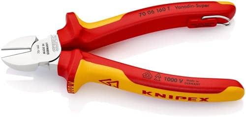 KNIPEX Seitenschneider L.160mm m.Öse VDE Mehrkomp.-Hüllen KNIPEX