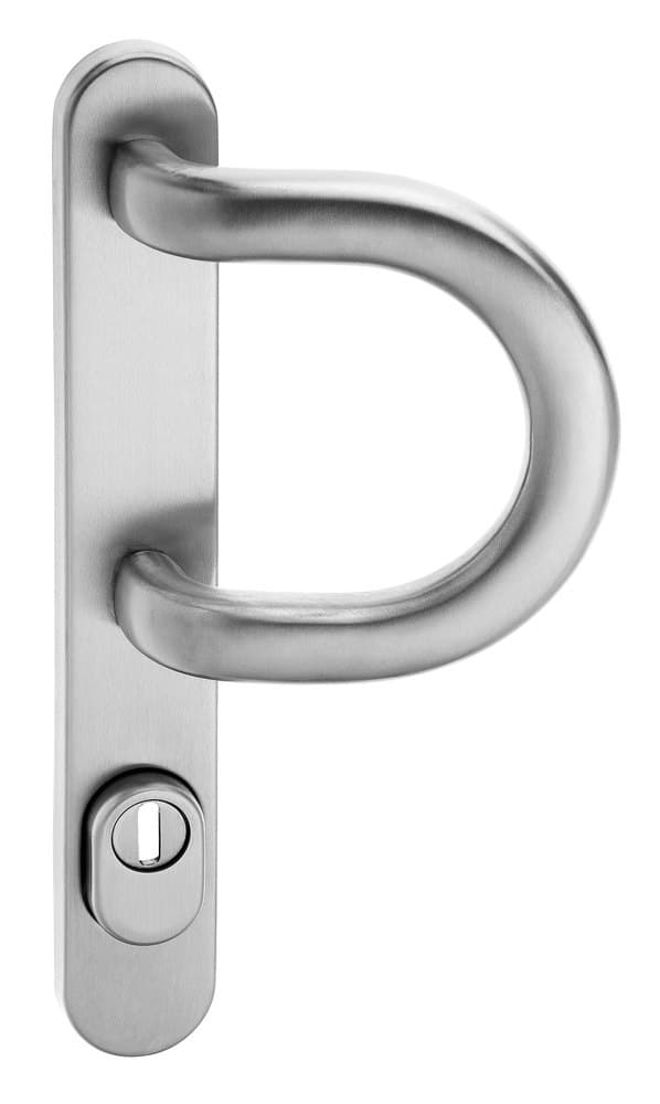 EDI Kronos  1145 Langschild Aluminium Haustür stahlfarbig