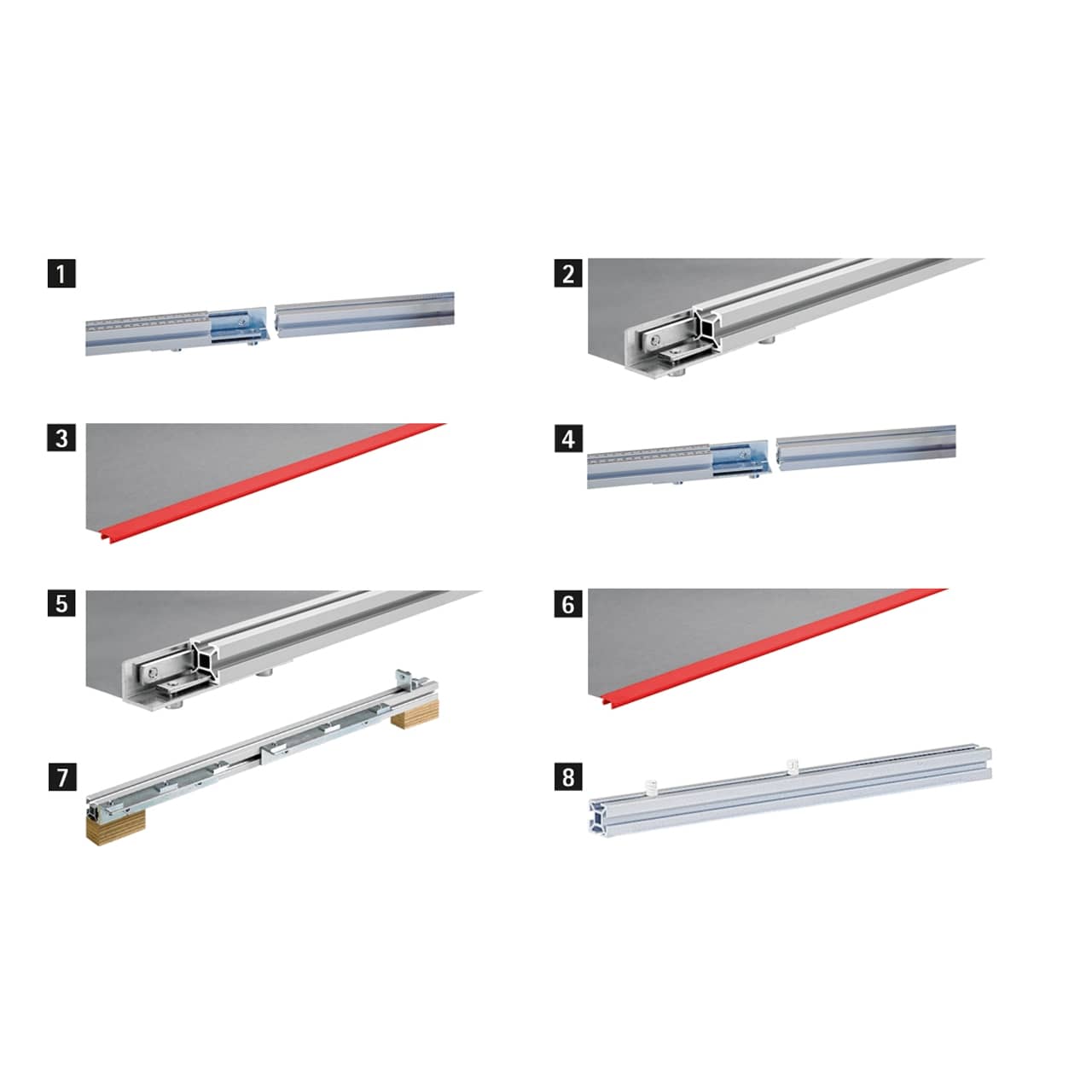 HETTICH Anschlaglineal-Verlängerung 1500 mm mit Skala für BlueMax Mini, 61266