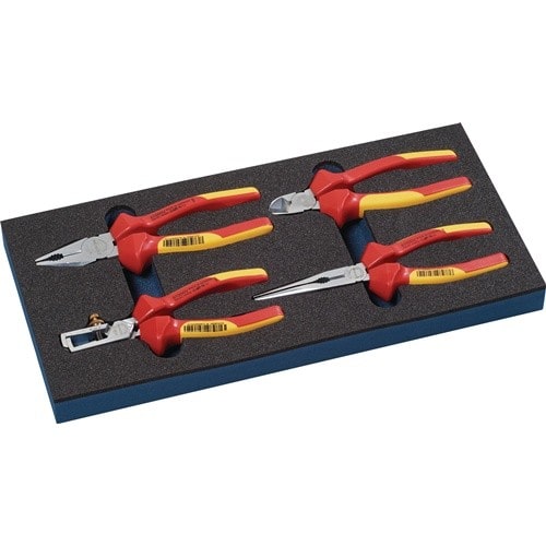 TECWERK Werkzeugmodul 4-tlg.1/3-Modul VDE-Zangensatz TECWERK