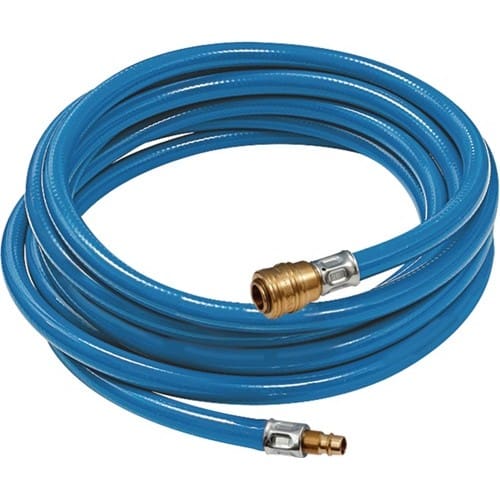 RIEGLER Soft-PVC-Druckluftschlauchset ID 6,3mm AD 11mm L.5m Schnellverschlussk.DN 7,2