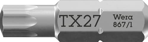 WERA Bit 867/1 1/4 Zoll T 27 L.25mm WERA