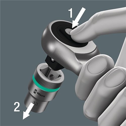Steckschlüssel-Satz 29-teilig 3/8 ″ Schlüsselweiten 8-19 mm WERA