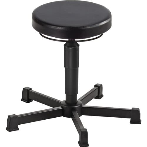 MEY Drehhocker m.Gleiter PU-Schaum schwarz Sitz-H.360-490mm Hocker MEY