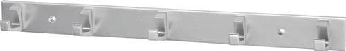 HERMETA Handtuchhakenleiste 5 Hak.H.35mm L.360mm Alu.silberf.elox.A.33,5mm HERMETA