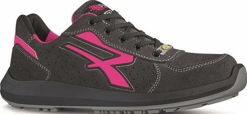 U.POWER Damensicherheitsschuh RU20156 ELECTRA Gr.37 W.9 schwarz/pink S1PS FO SR ESD