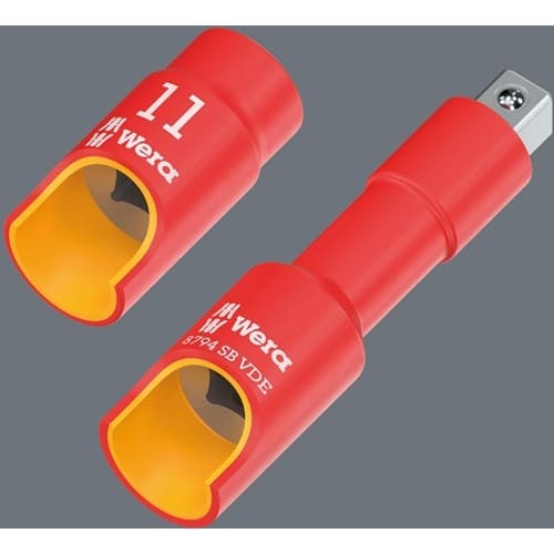 WERA Verl.8794 LB VDE 3/8 Zoll L.166mm Aussenvierkant/Innenvierkant WERA