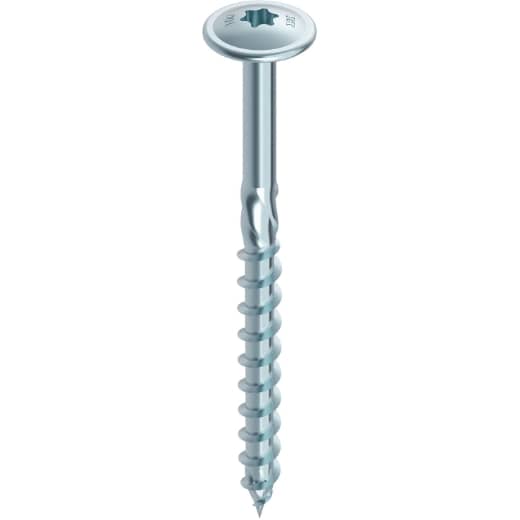 HECO TOPIX Tellerkopf, 6,0mm, T-Drive, Teilgewinde, verzinkt blau, A2K, gleitbeschichtet