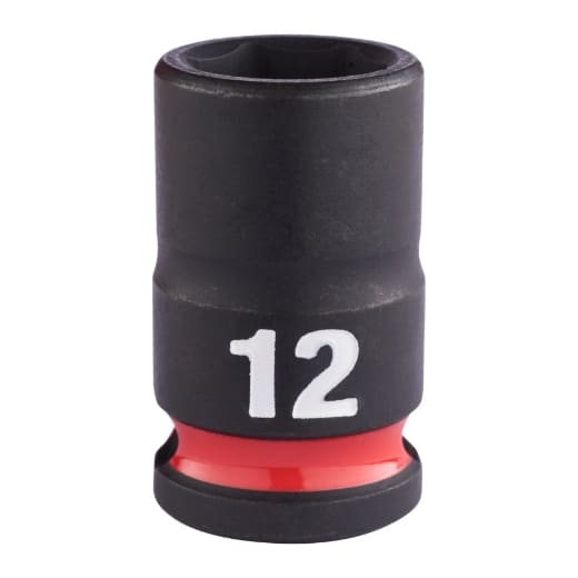 MILWAUKEE 12 x 32 mm SHOCKWAVE Schlagnuss 3/8" kurz