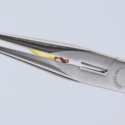 KNIPEX Flachrundzange L.200mm ger.VDE Mehrkomp.-Hüllen KNIPEX