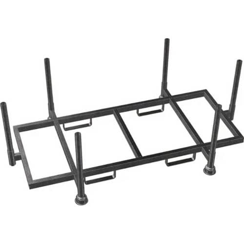 DANREC Transportgestell B1219xH863xL2164mm galvanisierter STA DANREC