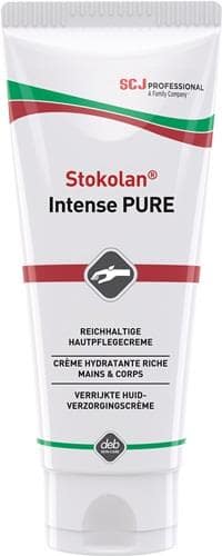 SC JOHNSON PROFESSIONAL Hautpflegecreme Stokolan® Intense PURE 100ml silikonfrei Tube