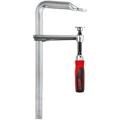 BESSEY Ganzstahlschraubzwinge GZ-KG Spann-W.300mm A.120mm 2-K-Klappgriff BESSEY