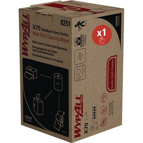 WYPALL Wischtuch WypAll® X70 8251 blau 215 Tü.1-lagig WYPALL