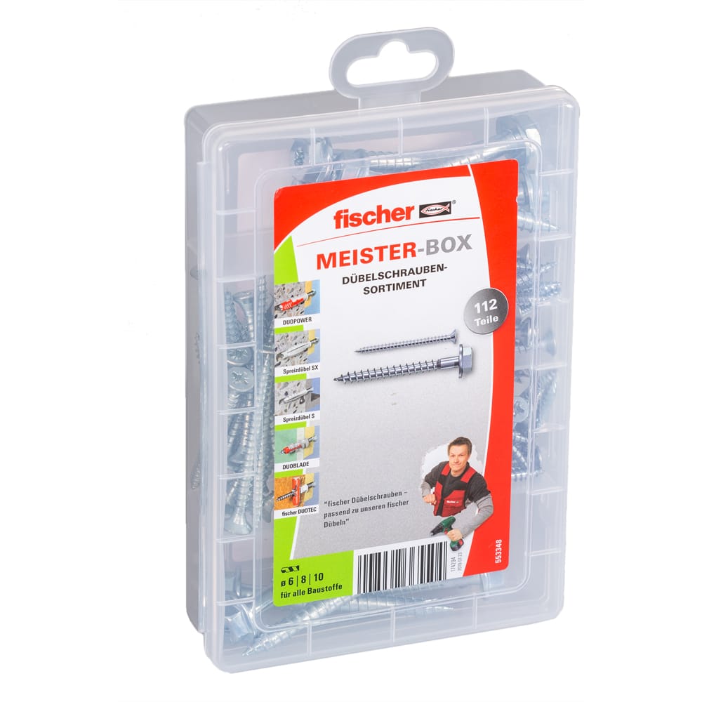 FISCHER Meister-Box Dübelschrauben (112)