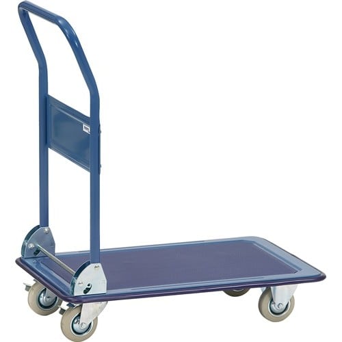 FETRA Plattformwagen Ladeflächen L740xB480mm STA brillantblau Trgf.150kg FETRA