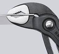 KNIPEX Wasserpumpenzange Cobra® L.180mm Spann-W.36mm pol.Ku.-Überzug KNIPEX