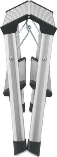 HAILO Klapptritt D60 Stufen 2 Plattform-H.400mm Alu.m.Anti-Rutsch-Riffelung HAILO